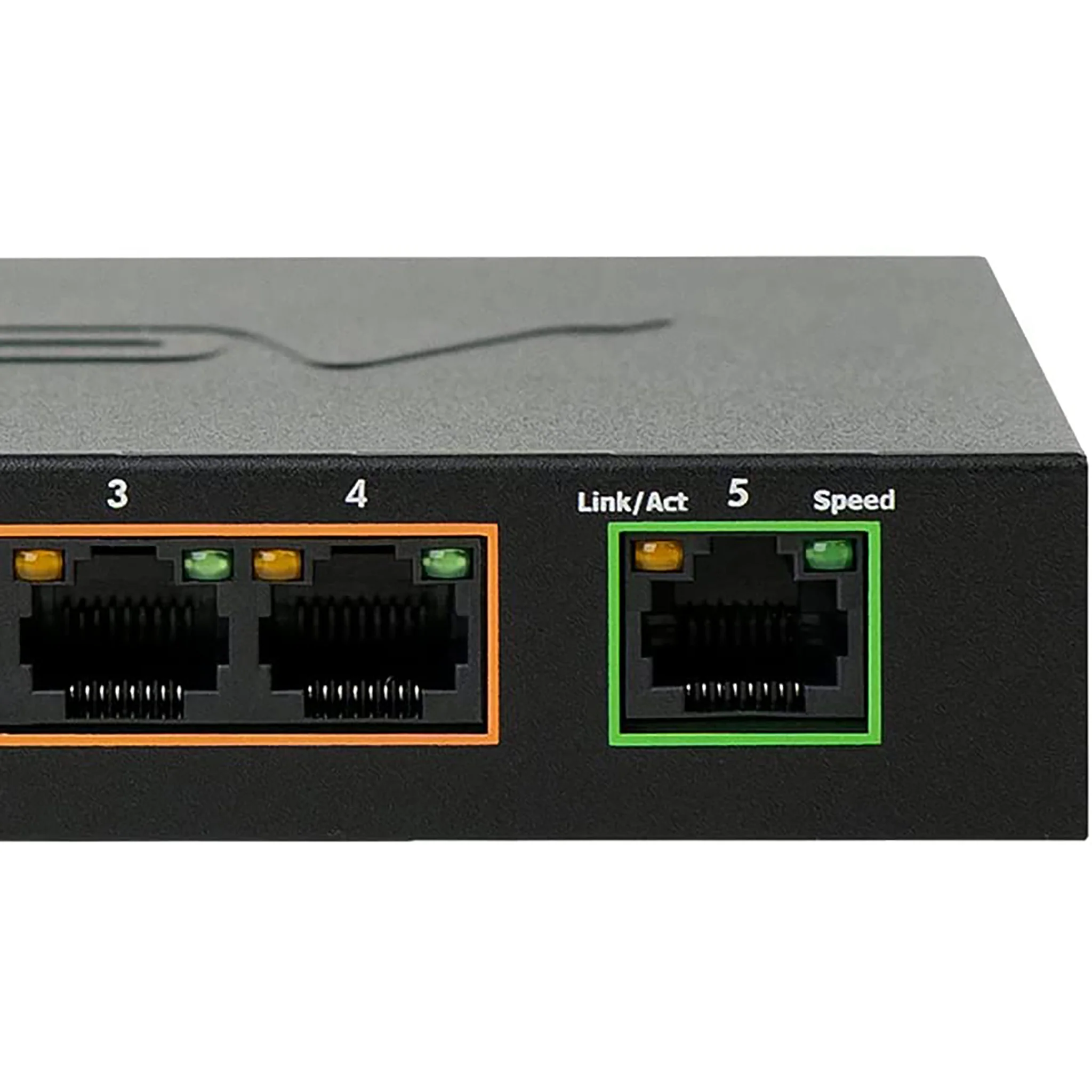 BV-Tech 4 PoE+ Gigabit Ports Switch with 1 Gigabit Uplink, NDAA Compliant | POE-SW501G-PLUS - Image 3