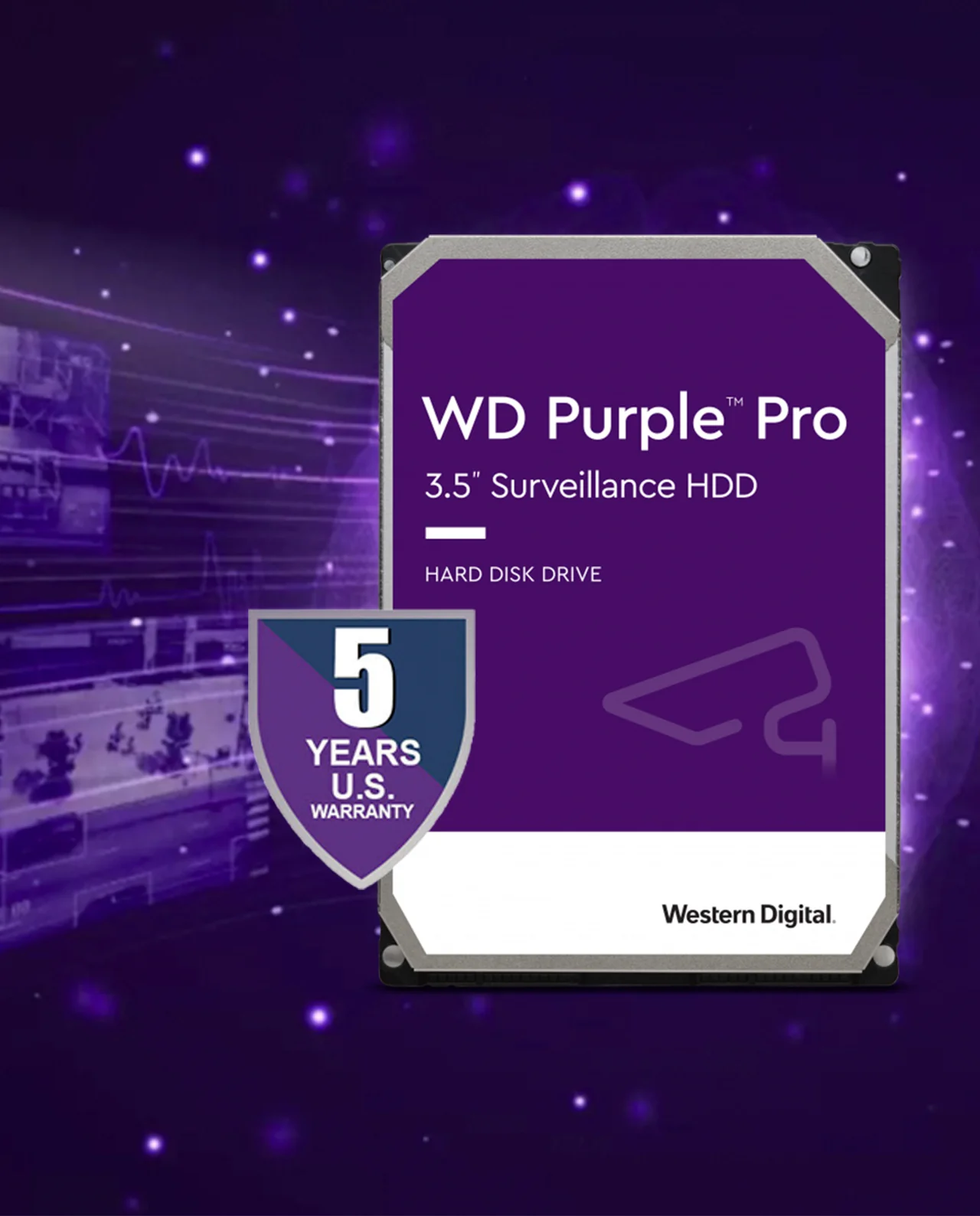 Western Digital 18TB Purple Pro Surveillance Hard Drive | WD181PURP - Image 3